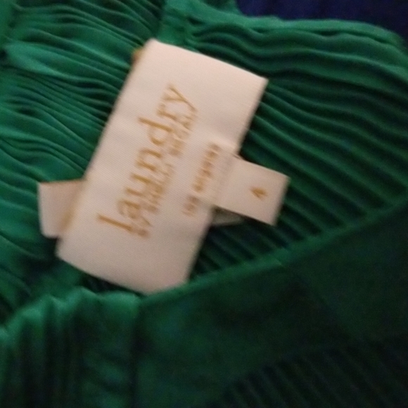 Laundry esmerald halter blouse. Sz.4 - Picture 3 of 11